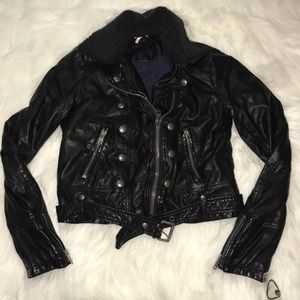 Free People Black Moto Jacket